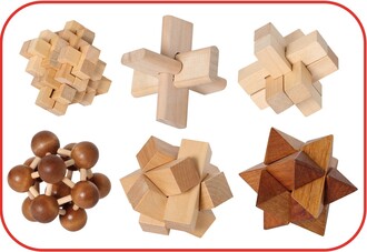 Holz-Puzzles