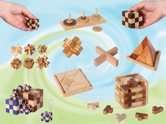 Holz-Puzzles
