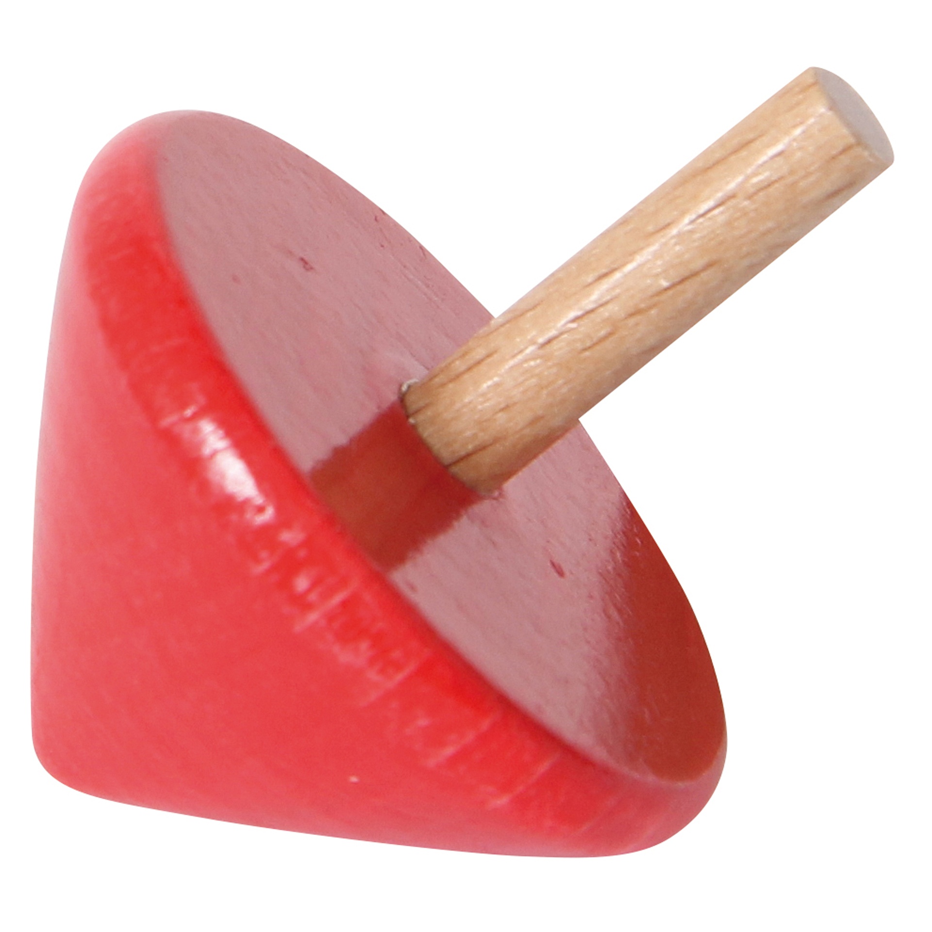 Holzspielzeug Spielzeugkreisel BARTL Kreisel rot NEU Holzkreisel 45 mm 