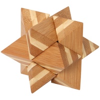 Bambus-Puzzle Stern 
