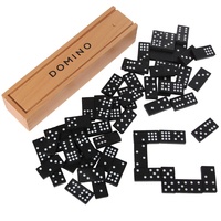 Dominoes with wooden box 55pcs 
