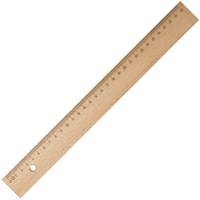 Wooden Ruler 30 cm  