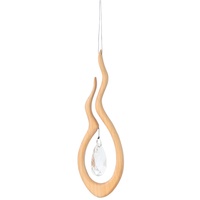 Wooden Hanger 'Shakti'  With Crystal 