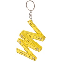 Key Ring With Folding Rule, Assorted 