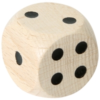 Wooden Dice 25 mm 