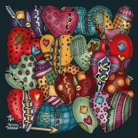 Palapeli Rahmenpuzzle Herzen 