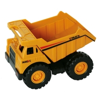 Construction Vehicle, Dumper Truck, ca. 12 cm Friction Motion With Moveable Functions