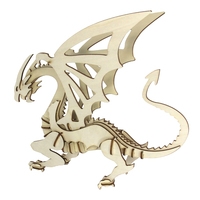 3D-Modell-Bausatz Drache 