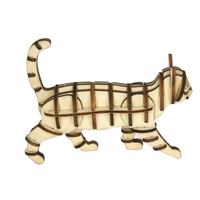 3D Wooden Puzzle Cat 