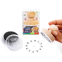 Learning Clock Stamp Set with Stamp Pad 