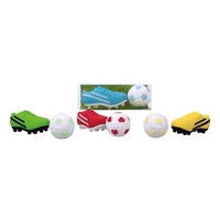 Eraser Soccer-Set, 4 Styles Assorted 