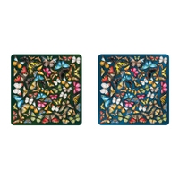 Puzzle Double Butterfly, eckig (inkl. Tablett) 