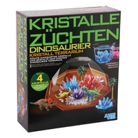 Dinosaurier Kristall Terrarium - Kristalle züchten 