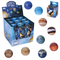 Display Softball Planeten, D 5,5 cm, 9-fach sortiert (18 Stück)