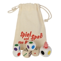 Würfelmix Farbwürfel im Beutel 