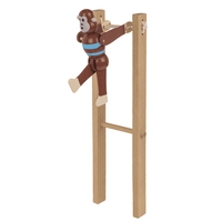 Wooden Swinging Monkey 