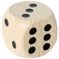 Wooden Dice 30 mm 