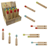 Wooden Slide Whistle, 3 Colors Assorted 