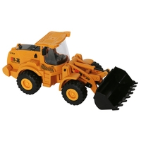 Construction Vehicle, Loader, ca. 17,8 cm Friction Motion With Moveable Functions