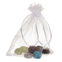 Chakra Stones, 7 pcs In Organza Bag 