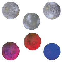 Mondball, ca. D 7 cm, Bounce Ball mit LEDs 