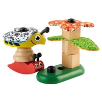 PINTOY Stapelspielsteine Biene/Schnecke 