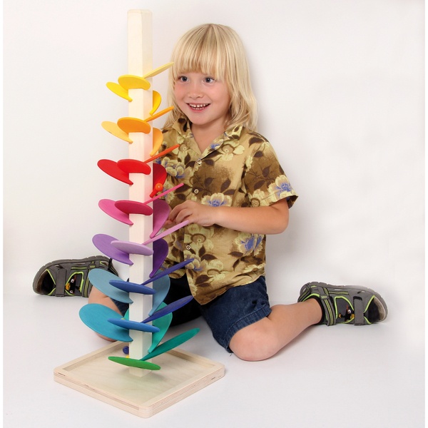 Musikbaum Kugelbahn - Buntes Lernspielzeug Aus Holz Für Kinder 3-7 Jahre